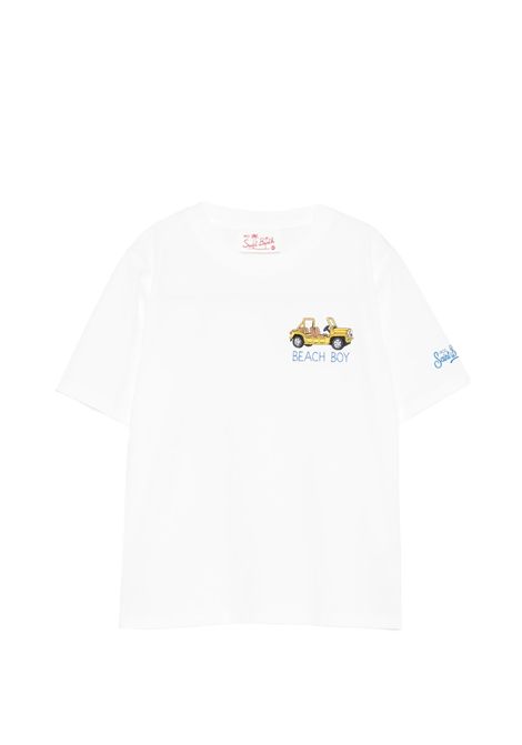 T-shirt con stampa SAINT BARTH | POT0002 PORTOFINO JR02718L BEACH BOY CAR 01N EMB